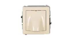 DECO Mechanizm wypustu kablowego beżowy 1DWPK