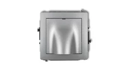 DECO Mechanizm wypustu kablowego srebrny metalik 7DWPK