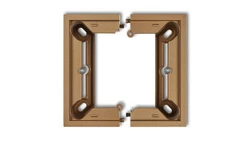 DECO Puszka natynkowa pojedyncza, składana DECO złoty metalik 8DPU-1