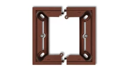 DECO Puszka natynkowa pojedyncza, składana DECO brązowy metalik 9DPU-1