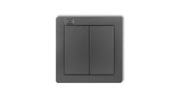 DECO Nadajnik 2-klawiszowy 4-kanałowy do systemu Exta Free grafitowy 11DEF-2