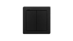 DECO Nadajnik 2-klawiszowy 4-kanałowy do systemu Exta Free czarny mat 12DEF-2