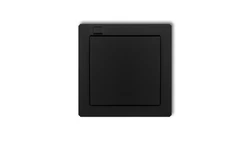 DECO Nadajnik 1-klawiszowy 2-kanałowy z czujnikiem temperatury do systemu Exta Life czarny mat 12DEL-1