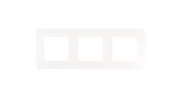 NILOE Ramka potrójna biała 665003