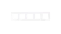 NILOE Ramka pięciokrotna biała pięciokrotna 665005