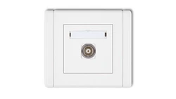 FLEXI Gniazdo pojedyncze BNC biały FGBNC-1