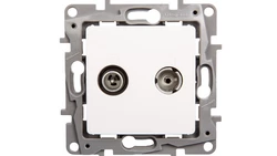 NILOE Gniazdo antenowe RD/TV końcowe 10dB białe 664562