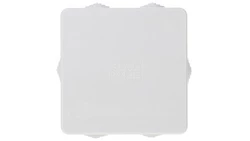 Puszka n/t hermetyczna PI z dławikami, pokrywa na zatrzask IP44 80x80 31.180