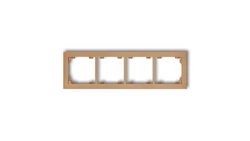 DECO Ramka poczwórna złoty metalik 8DR-4