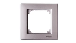 Merten M-Plan Ramka pojedyncza aluminium MTN486160