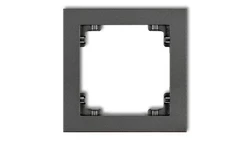 DECO Ramka pojedyncza grafitowy 11DR-1
