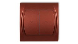 LOGO Łącznik żaluzjowy brĄzowy metalik 9LWP-8