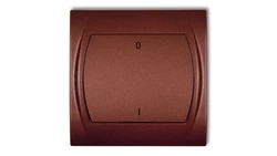 LOGO Łącznik dwubiegunowy brĄzowy metalik 9LWP-9