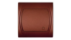 LOGO Przycisk /dzwonek/ podświetlany brązowy metalik 9LWP-4L