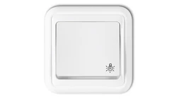 LIZA Przycisk /światło/ biały WPH-5