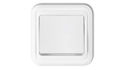 LIZA Łącznik jednobiegunowy podświetlany biały WPT-1L