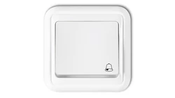 LIZA Przycisk /dzwonek/ podświetlany biały WPT-4L
