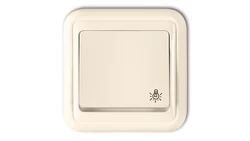 LIZA Przycisk /światło/ beżowy 1WPH-5