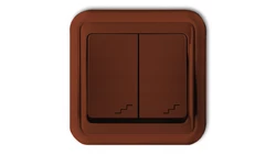 LIZA Łącznik podwójny schodowy brĄzowy 4WPT-7