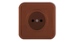 LIZA Gniazdo pojedyncze b/u brĄzowy 4GPT-1