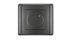 FLEXI Elektroniczny regulator oświetlenia przyciskowo-obrotowy do lamp LED grafitowy 11FRO-2
