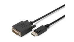 Kabel adapter DisplayPort 1.2 Typ DP/DVI-D(24+1), M/M czarny 5m AK-340301-050-S