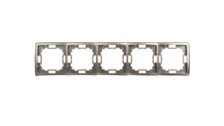 Simon Basic Standard Ramka pięciokrotna uniwersalna satynowa BMR5/29