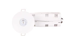 Oprawa awaryjna AXP IP65/20 ECO LED 1W 125lm (opt. otwarta) 3h jednozadaniowa AT biała AXPO/1W/E/3/SE/AT/WH
