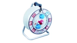 Rozgałęźnik na bębnie fi340 2xGS 16A 1x16A/5P 400V IP44 wyłącznik termiczny B.1110-340RT