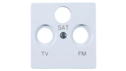 Simon 82 Pokrywa gniazda antenowego RD/TV/SAT biała 82037-30