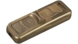 Wyłącznik suwakowy przelotowy lub końcowy 1-torowy 2,5A/250V złoty WS-1P/ZŁOTY