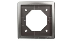 Simon Basic Standard Ramka bryzgoszczelna pojedyncza IP44 z uszczelką stal inox BMR1B/21