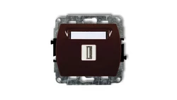 TREND Gniazdo pojedyncze USB-AA 3.0 brązowy 4GUSB-5