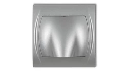 LOGO Wypust kablowy srebrny metalik 7LWPK