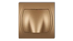 LOGO Wypust kablowy złoty metalik 8LWPK