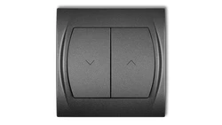 LOGO Łącznik żaluzjowy grafitowy 11LWP-8