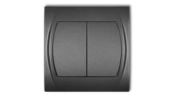 LOGO Łącznik świecznikowy podświetlany grafitowy 11LWP-2L