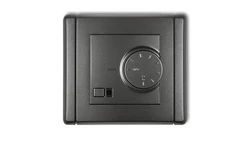 FLEXI Regulator temperatury elektroniczny z czujnikiem podpodłogowym grafitowy 11FRT-1