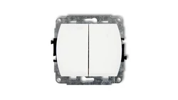 TREND Łącznik świecznikowy podświetlany biały WP-2L