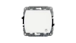 TREND Przycisk /światło/ podświetlany biały WP-5L