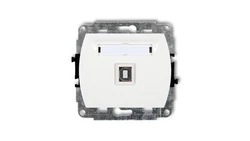 TREND Gniazdo pojedyncze USB-AB biały GUSB-3