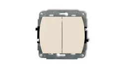 TREND Łącznik świecznikowy podświetlany beżowy 1WP-2L