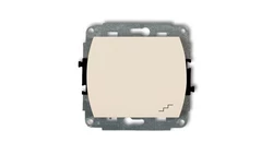 TREND Łącznik schodowy podświetlany beżowy 1WP-3L