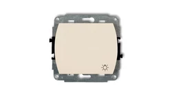 TREND Przycisk /światło/ podświetlany beżowy 1WP-5L