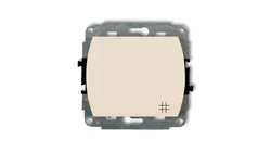 TREND Łącznik krzyżowy podświetlany beżowy 1WP-6L