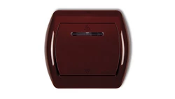 TREND Sterownik roletowy sterowany dotykiem i dowolnym pilotem brązowy 4SR-1