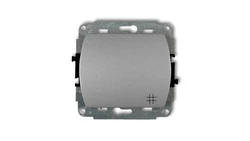 TREND Łącznik krzyżowy podświetlany srebrny metalik 7WP-6L