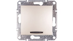 Sedna Łącznik jednobiegunowy 10AX z podświetleniem LED satyna SDN1400168