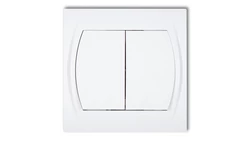 LOGO Przycisk świecznikowy biały LWP-44.1