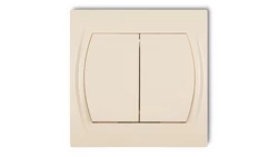 LOGO Przycisk świecznikowy beżowy 1LWP-44.1